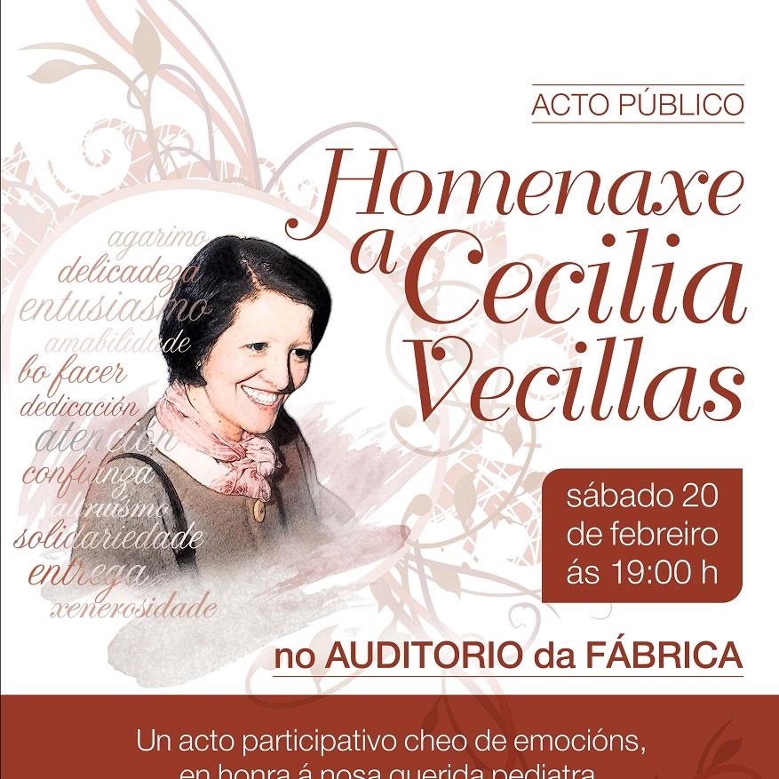 Imagen O sábado celébrase o acto de homenaxe á pediatra Cecilia Vecillas