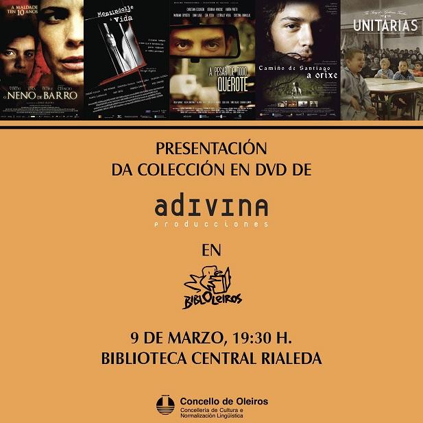 Imagen Las mejores películas y documentales de Adivina Producciones estarán disponibles en las bibliotecas municipales