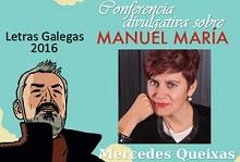 Imagen 24 mayo 2016: Conferencia de Mercedes Queixas sobre Manuel María en Santa Cruz