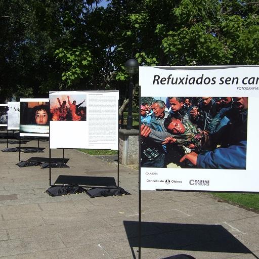 Imagen Últimos días para visitar a mostra de Gabriel Tizón 'Refuxiados sen camiño', no Parque José Martí