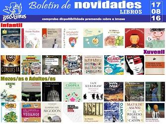 Imagen Boletín de novidades: 17 agosto 2016