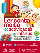 Imagen Ler conta moito e actividades infantís nas Bibliotecas Municipais de Oleiros:  setembro - decembro 2016