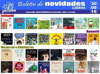 Imagen Boletín de novidades: 30 setembro 2016