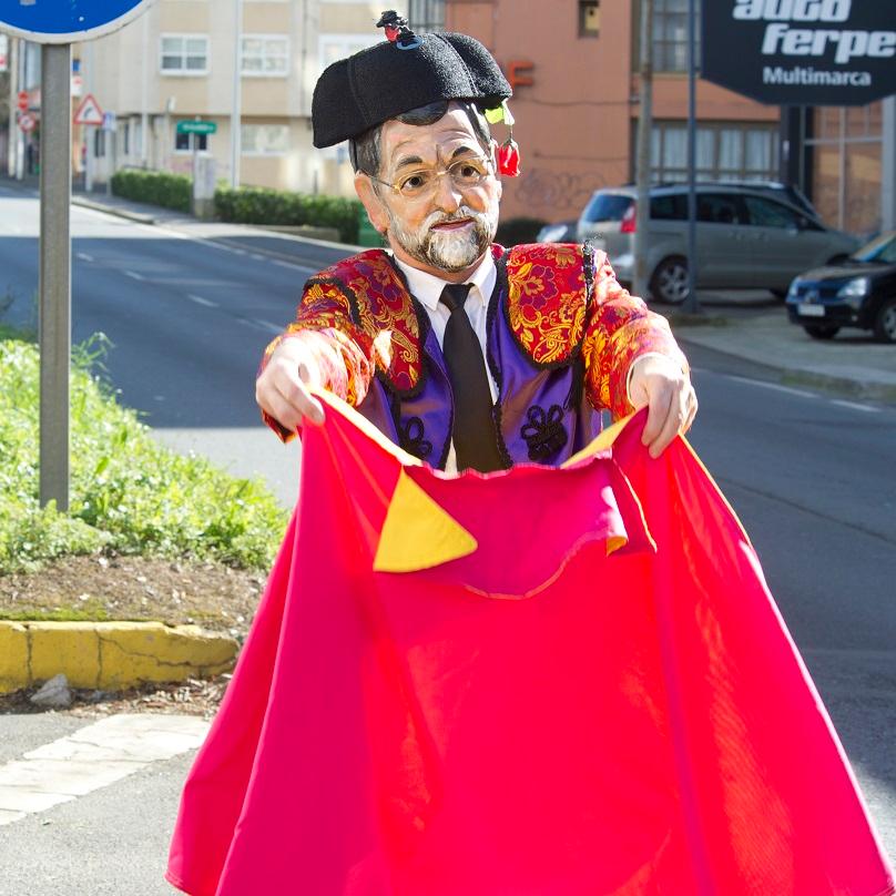 Imagen O Goberno municipal reivindica a esperpéntica situación da N-VI cunha simpática actuación de Mariano Rajoy