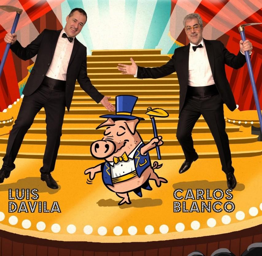 Imagen Carlos Blanco e Luis Davila presentan o seu espectáculo Menú da noite o venres e o sábado en Mera