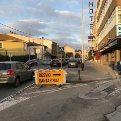 Imagen O último corte de tráfico na avenida Che Guevara comezará hoxe ás 10 da noite e durará 24 horas