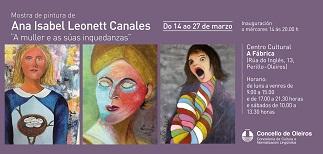 Imagen Mostra de pintura de Ana Isabel Leonett Canales 'A muller e as súas inquedanzas'