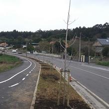 Imagen O Concello axardina o carril bici entre Santa Cruz e Mera