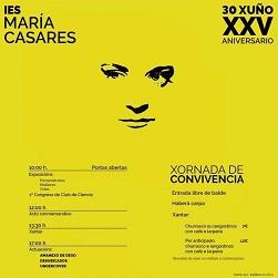Imagen Alumnado, profesorado, pais e nais  celebran o sábado o 25 aniversario do IES María Casares