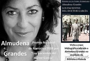 Imagen Exposición bibliográfica adicada a Almudena Grandes