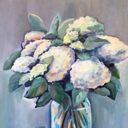 Imagen A Fábrica alberga unha mostra de pintura de Nataliya Afónina