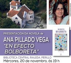 Imagen 20 novembro 2019: Ana Pillado Vega presenta 'En efecto bolboreta' na Biblioteca Rialeda