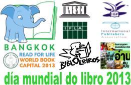 Imaxe Día Mundial do Libro 2013 nas bibliotecas de Oleiros