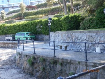 Imagen Recollida de augas pluviais ,en paseo maritimo de Santa Cruz.