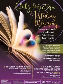 Image Tertulias Literarias en Rialeda e Santa Cruz: inscrición a partir do mércores 14 de outubro