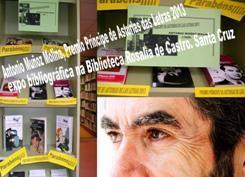 Imaxe Expo bibliográfica na Biblioteca de Santa Cruz sobre Antonio Muñoz Molina