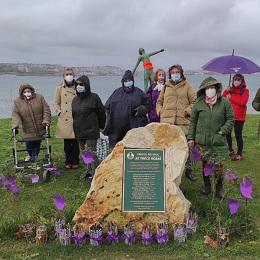 Imagen A rede de apoio entre mulleres de Oleiros denuncia a violencia de xénero no Parque As Trece Rosas 