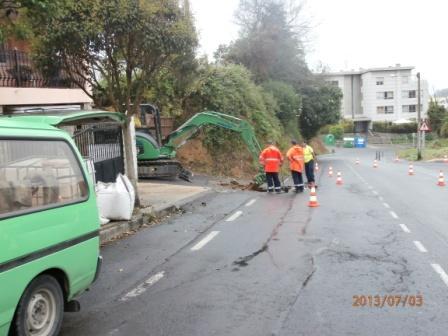 Imagen Reparacions complementarias, rede saneamento en rúa Chorima.