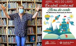 Imaxe Hora do conto na Biblioteca Municipal Mª José Trincado (Mera) 30/04/2021
