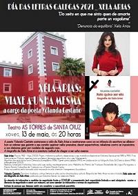 Imagen 13 de mayo: 'Xela Arias, viaxe a unha mesma' con Yolanda Castaño