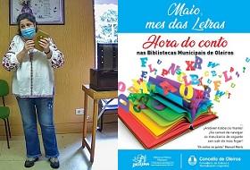 Imaxe Hora do conto na Biblioteca Municipal Rosalía de Castro (Santa Cruz) 12/05/2021