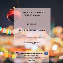 Imagen O xoves celébrase unha festa de prenoitevella na Casa da mocidade das Pedras