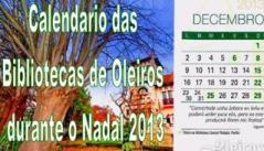 Imagen Calendario das Bibliotecas de Oleiros durante o Nadal 2013