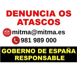 Imagen O Goberno central segue condenando á cidadanía  os colapsos circulatorios insoportables nos accesos á Coruña