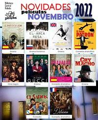 Imagen Novedades dvd cine -general y adultas/os- en Rialeda (noviembre 2022)