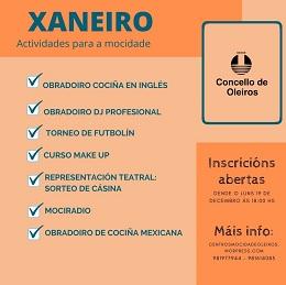 Imagen As casas da mocidade acollen numerosas actividades no mes de xaneiro