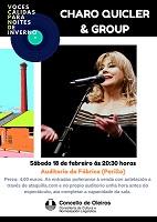 Imagen X CICLO DE MÚSICA VOCES CÁLIDAS PARA NOITES DE INVERNO. CONCERTO DE CHARO QUICLER GROUP