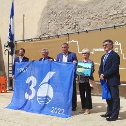 Imaxe Premio europeo para a praia de Bastiagueiro por levar 36 anos consecutivos con bandeira azul