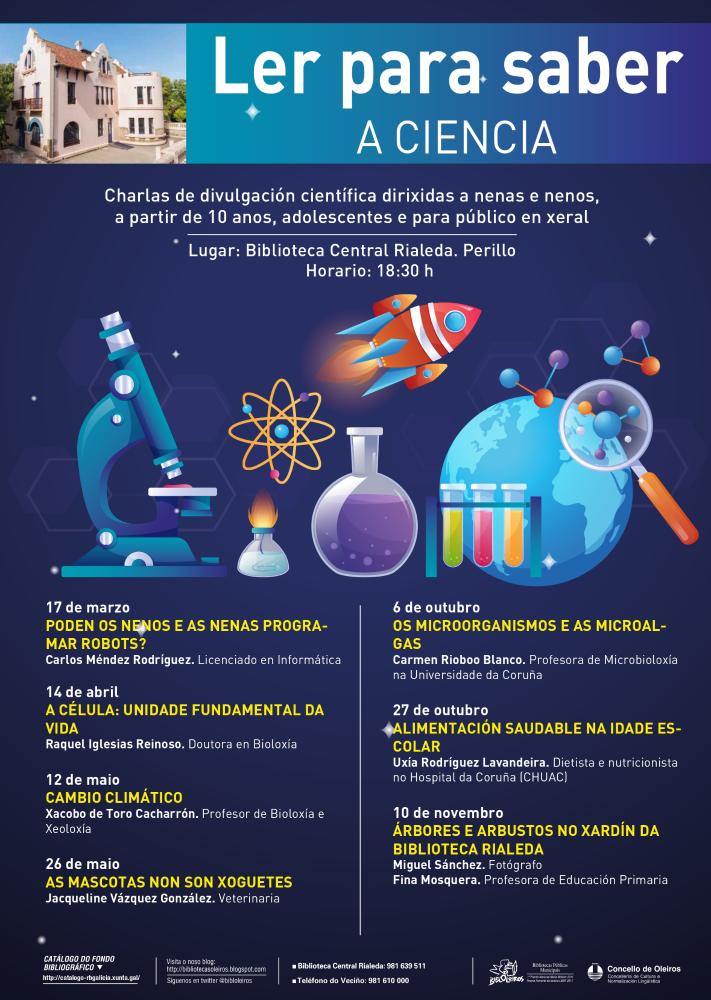 Imagen A Biblioteca Rialeda acolle charlas sobre ciencia