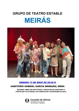 Imagen O grupo estable de teatro do Concello actúa o sábado no Gabriel García...