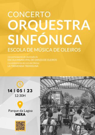 Image Concerto da orquestra sinfónica municipal, o domingo no Parque da Lagoa