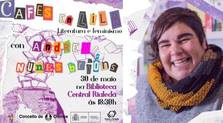 Image 30 de maio en Rialeda: Encontro literario con Andrea Nunes Brións