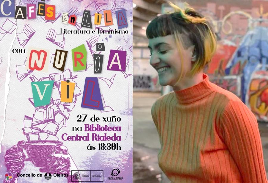 Imagen 27 de xuño en Rialeda: Encontro literario con Nuria Vil (Cafés en lila)