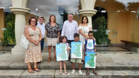 Imagen Os nenos saharauís do programa Vacacións en Paz visitan o Concello de...