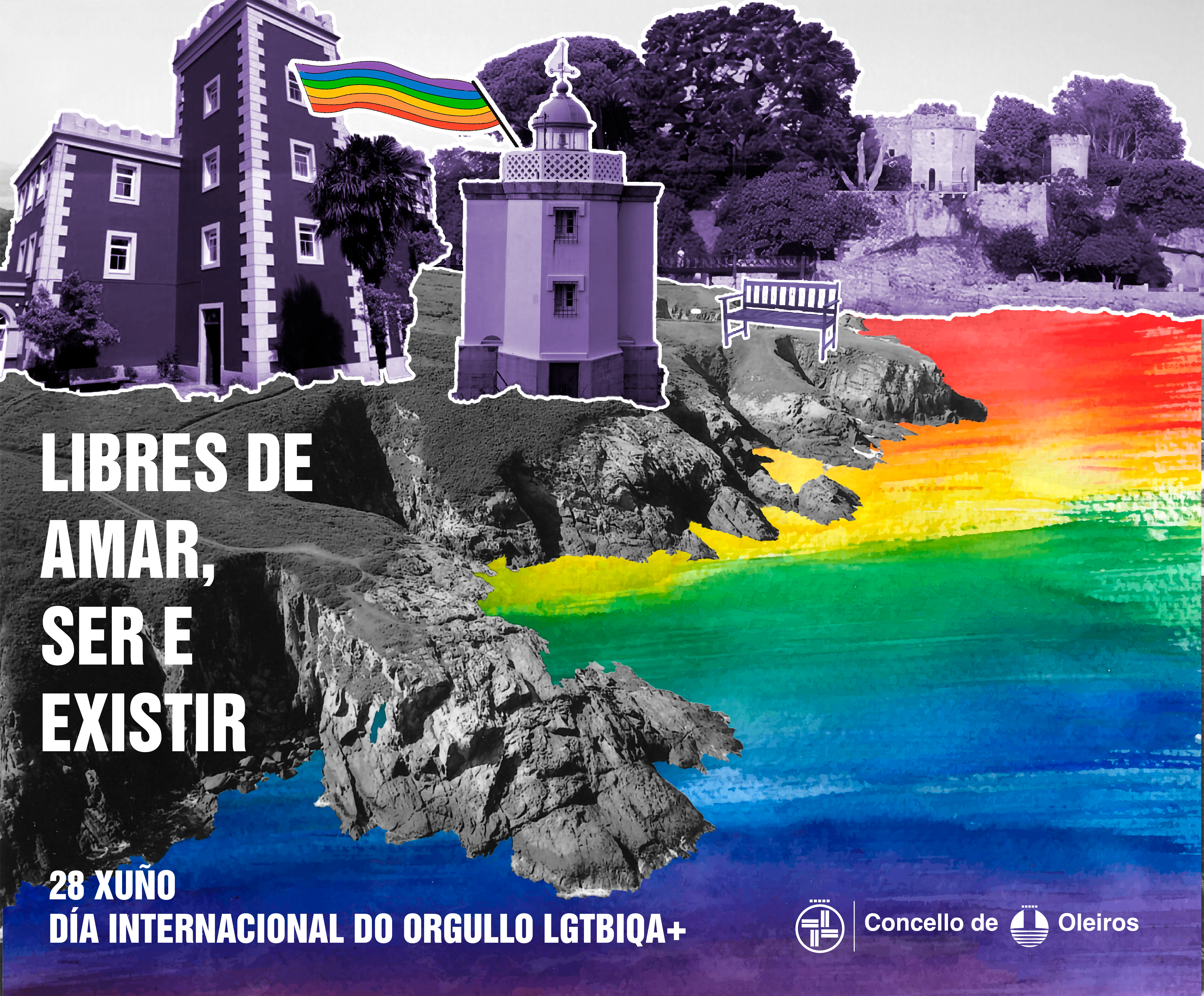 Imaxe 28X de 2022. Manifesto "Libre de amar, ser e existir"