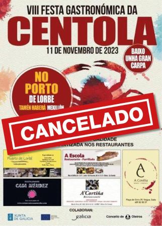 Image Cancelada a VIII Festa da Centola prevista para o sábado 11 de novembro